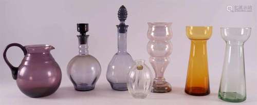 Netherlands, Leerdam. A lot of various glass, ca. 1930.