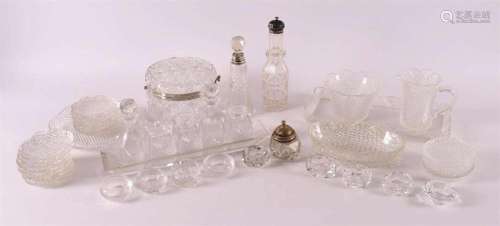 A lot of various glass, including diamond cuts, including sa...