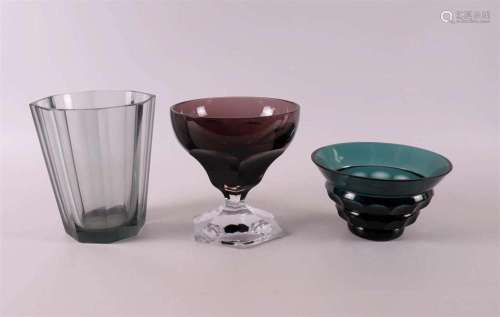 A lot of various design glass, 20th century