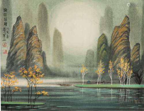 ZHU JUNSHAN (B. 1934), LI RIVER LANDSCAPE