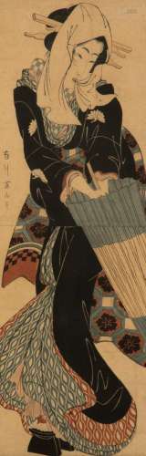 KIKUGAWA EIZAN (1787-1867), BIJIN WOODBLOCK PRINT
