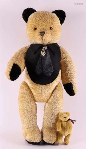 A brown plush teddy bear, 1950s.
