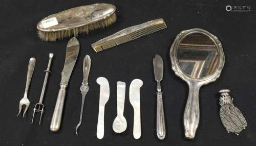 A lot of miscellaneous items, including silver-plated and mo...