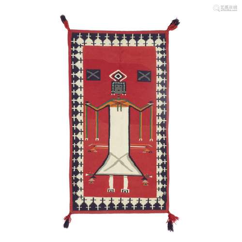 A Navajo Yei tapestry