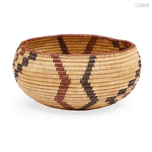 A Mono Lake Paiute degikup basket attributed to Carrie Bethe...