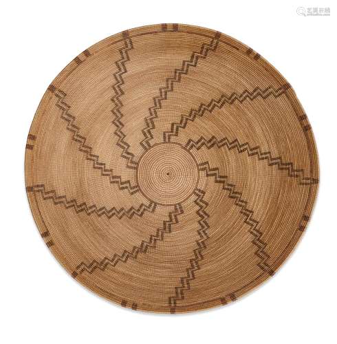 A Kawaiisu polychrome basket