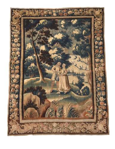 A VERDURE TAPESTRY PANEL, 18TH CENTURY