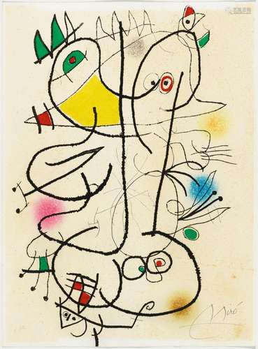 JOAN MIRÓ(Montroig 1893-1983 Palma de Mallorca)Extrait de : ...