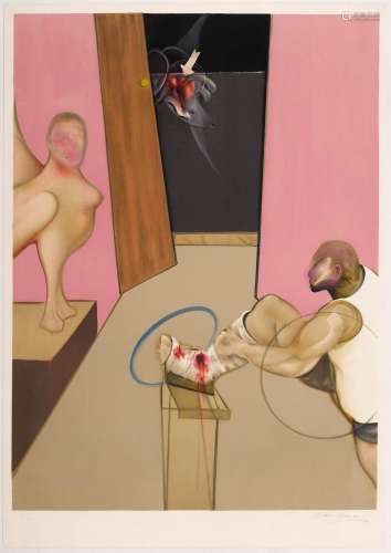 FRANCIS BACON(Dublin 1909-1992 Madrid)Œdipe et le Sphinx d'a...