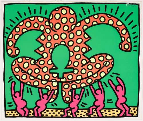 KEITH HARING(Reading 1958-1990 New York City)Extrait de : Th...