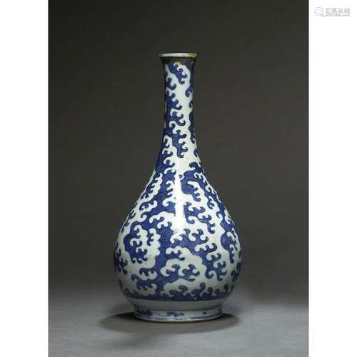 VASE PIRIFORMEen porcelaine