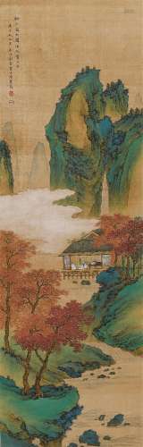 刘彦冲（1807-1847） 谿山高士图