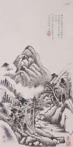 成亲王、永瑢（1752-1823） 山水