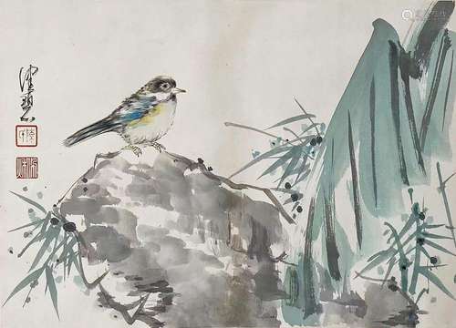 陈佩秋（1922-2020） 花鸟