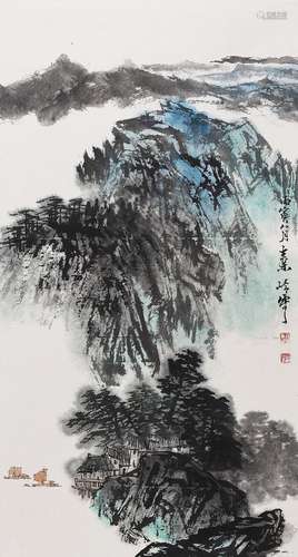 秦岭云（1914-2008） 山水