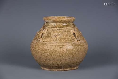 YUE WARE ENGRAVED WATER POT