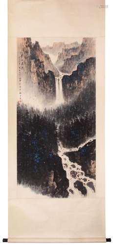 WEI ZIXI, WATERFALL SCENERY