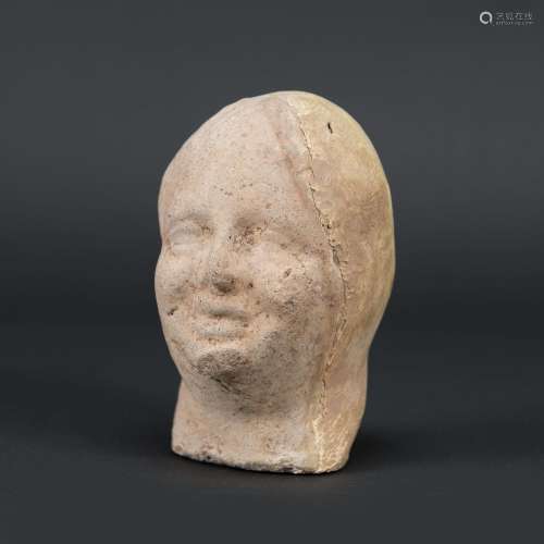 Etruscan terracotta head