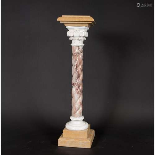 Pair of marble columns