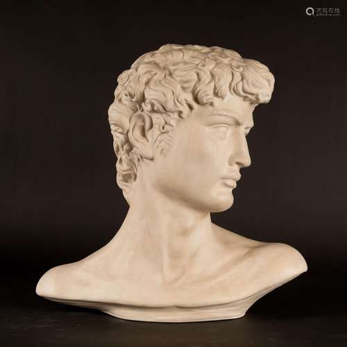 David bust after Michelangelo