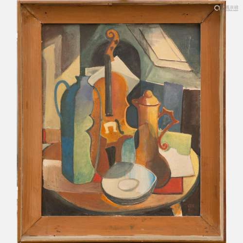 Czech Cubist mid 20th Century