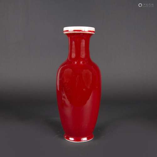 Chinese oxblood vase