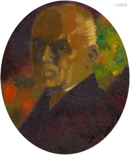 AUGUSTO GIACOMETTI(Stampa 1877-1947 Zurich)Autoportrait. 194...