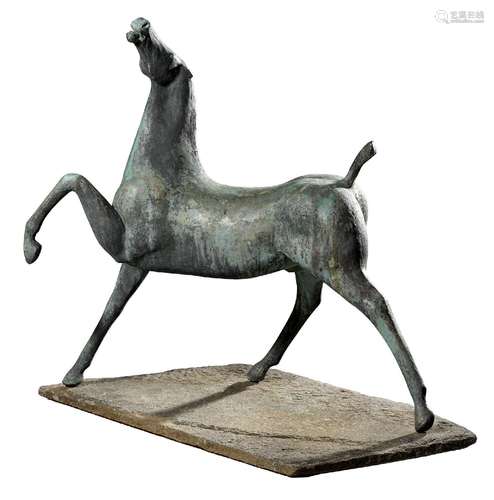 OTTO CHARLES BÄNNINGER(1897 Zurich 1973)Cheval. 1954.Bronze,...