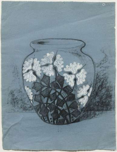 AUGUSTO GIACOMETTI(Stampa 1877-1947 Zurich)Vase peint avec d...