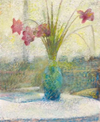 CUNO AMIET(Soleure 1868-1961 Oschwand)Nature morte aux fleur...