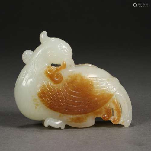 Qing Dynasty of China,Hetian Jade Bird