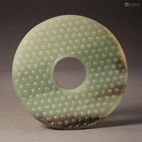 Ming Dynasty of China,Hetian Jade Nail Pattern Jade Bi