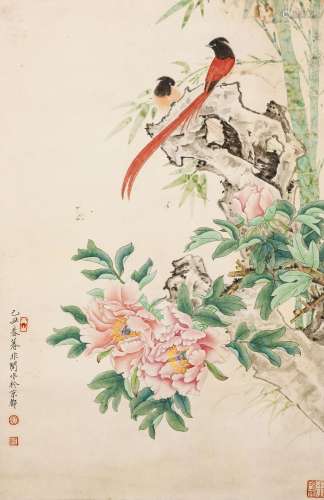 Chinese Ink Painting,Yu Feiding Flower and Bird