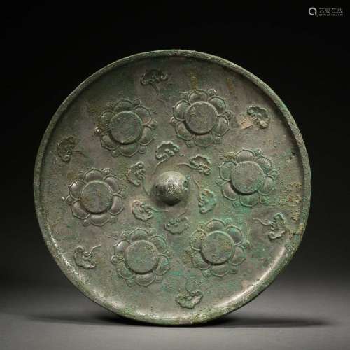 Ming Dynasty of China,Flower Copper Mirror