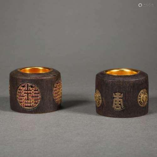 Qing Dynasty of China,Agalwood Thumb Rings