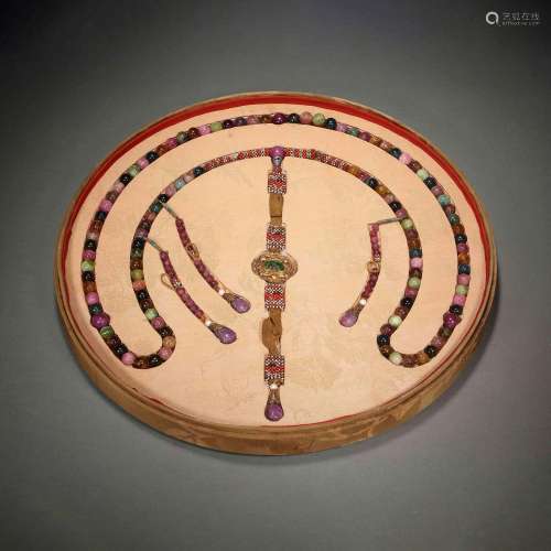 Qing Dynasty of China,Tourmaline Court Beads
