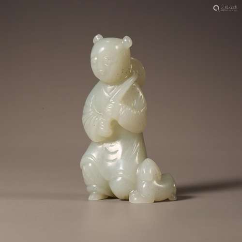 Qing Dynasty of China,Hetian Jade Figure