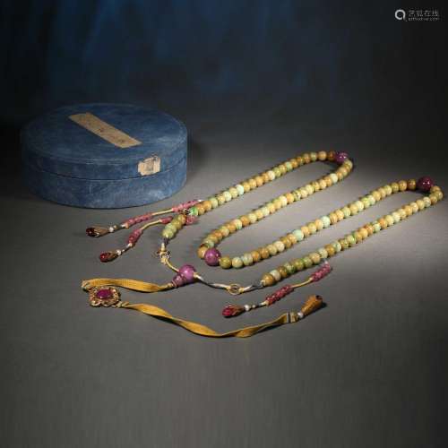 Qing Dynasty of China,Jadeite Court Beads