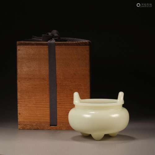 Qing Dynasty of China,Hetian Jade Incense Burner