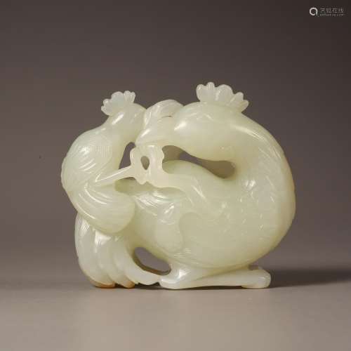 Qing Dynasty of China,Hetian Jade Bird