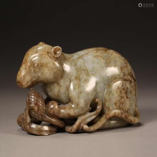 Qing Dynasty of China,Hetian Jade Mouse