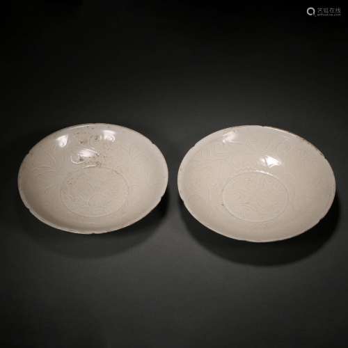 Ming Dynasty of China,Ding Kiln Flower Plates