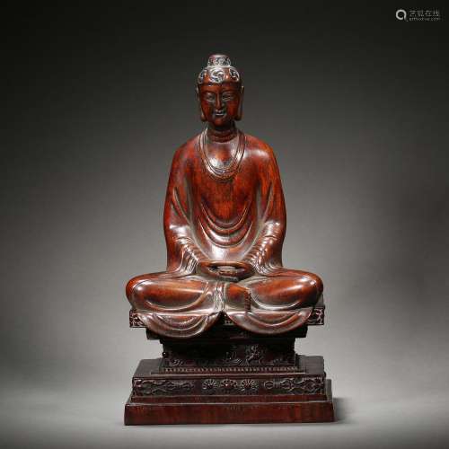 Qing Dynasty of China,Agalwood Buddha Statue