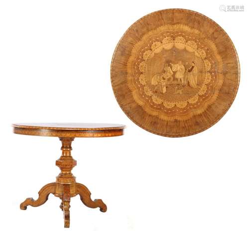 Round 19th century table