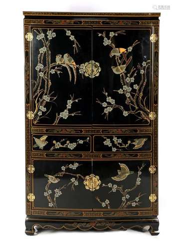 Chinese lacquered cabinet