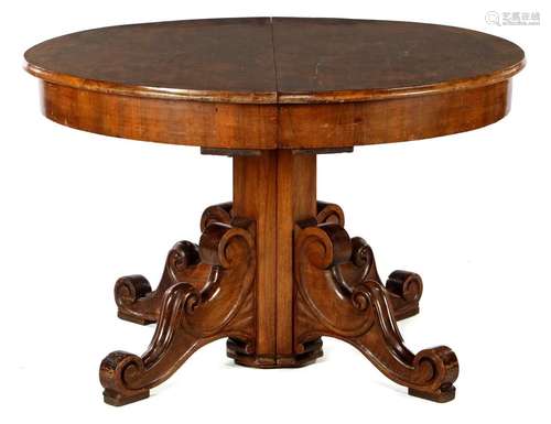 Column leg table