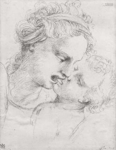 【*】Florentine School, circa 1520 A mother and child