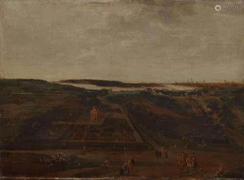【α】Jacob Grimmer (Antwerp circa 1525-1590) A View of Kiel on...