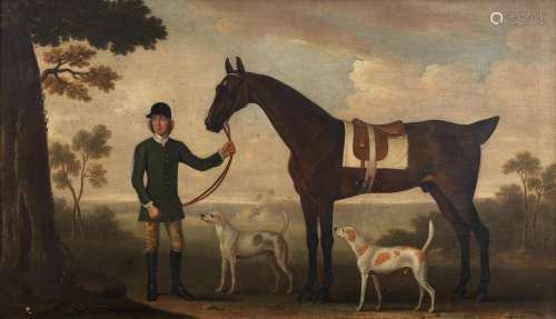 【*】James Seymour (London 1702-1752) A brown thoroughbred, tr...