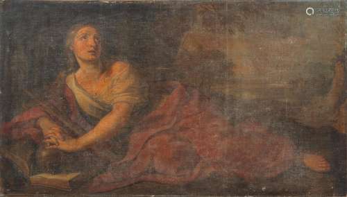 【α】Flemish School, 17th Century The Penitent Magdalene unfra...